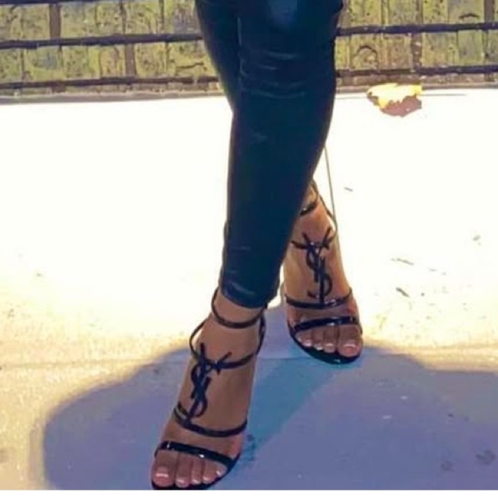 Black Strappy Sandals
